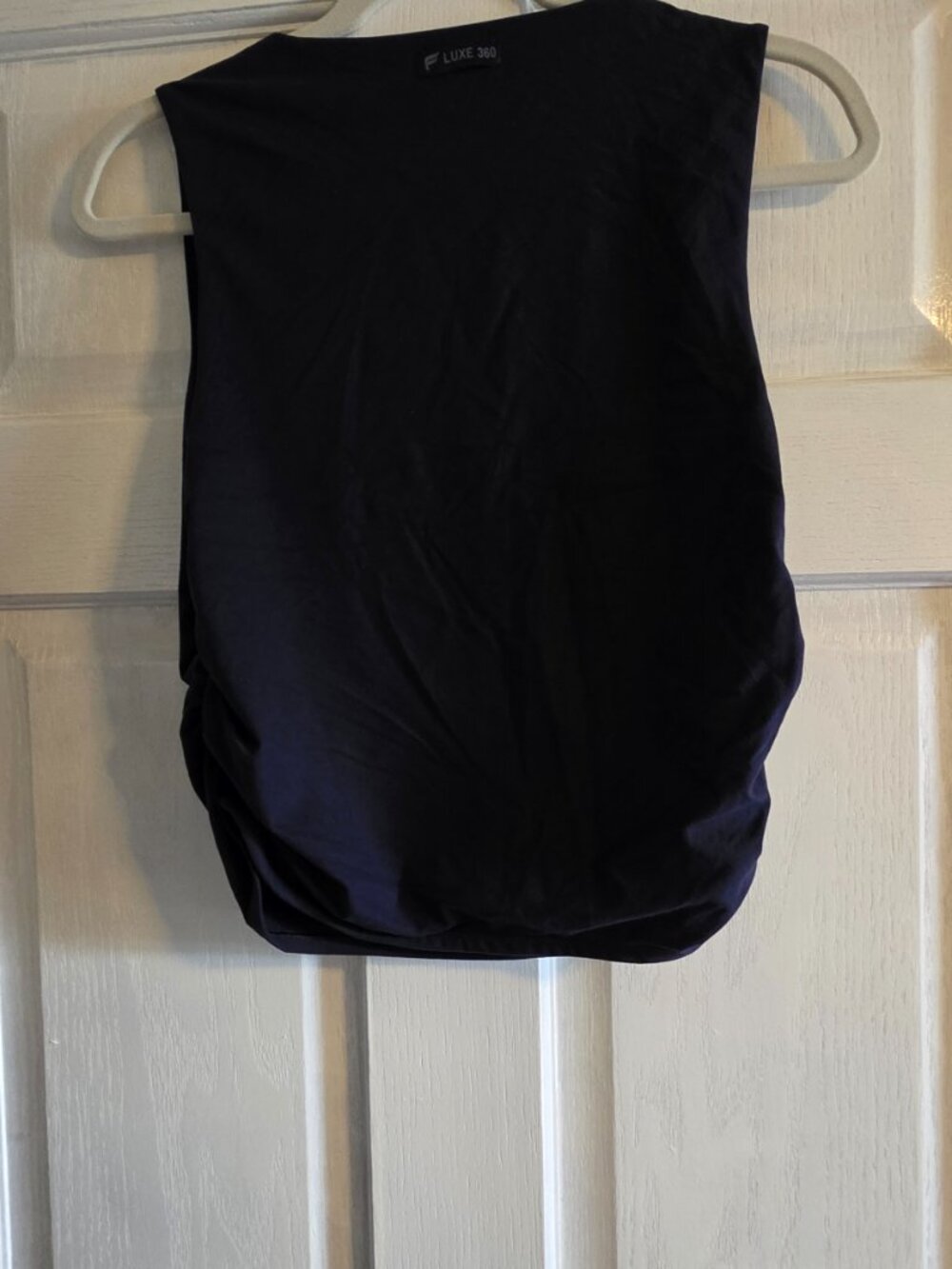 Fabletics Navy Ruched Skirt and Top Size XL (Ginger Ressler edit) - Picture 5 of 5